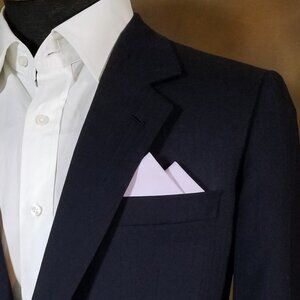 New - Lavender Purple Cotton Pre-Folded Pocket Square Handkerchief Insert